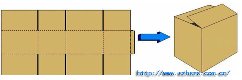 叠盖箱